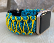 Paracord Watch Band compatible with Apple Watch Series 1, 2, 3, 4, 5, 6, 7 & SE (watch not included)